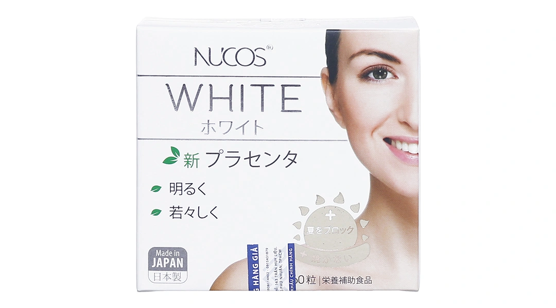 Combo 2 hộp Thực phẩm bảo vệ sức khỏe Nucos White - 2